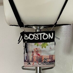 Robin Ruth Boston Crossbody Bag - Black and Multicolor